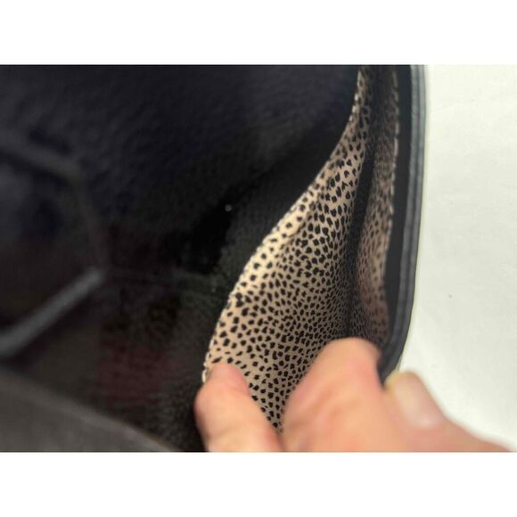 Seven Days‎ Black Vegan Double Handles Tote Bag Womens - Picture 5 of 7